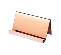 CVUTOVO Porte-cartes de Visite Support Élégant et Surface Polie en Acier Inoxydable Présentoir Multifonction pour Bureau et Espace de Travail Professionnel