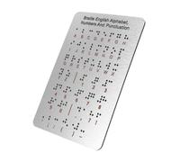 CVUTOVO Pour Enfants Aveugles Gadget Pour Personnes Aveugles Chiffres Et Ponctuation Outils D'Éducation Pour Outils D'Apprentissage Accessibles Points De