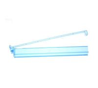 CVUTOVO Pousseur et Support de Mahjong Américain 18 Pouces en Acrylique Transparent Bleu Foncé, Outil de Mahjong pour Jeu de Tuiles, Accessoires Pratiques pour Joueurs Sérieux