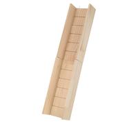 CVUTOVO Rampe pour Hamster : Toboggan pour Petits Animaux de Compagnie - Pont-échelle en Bois de 60 cm - Jeu Pliable pour Petits Animaux, idéal pour décorer Une Cage ou Faire de l'exercice.