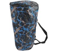 CVUTOVO Sac de Transport Djembé Africain Étanche à Dos Camouflage Bleu Capacité Spacieuse avec Tissu Oxford Résistant et Design Ergonomique Confortable