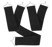 CVUTOVO Sangles de Remplacement Bandes Élastiques Renforcées Anti-Rupture Lot de 3 pour Chaise Longue en Nylon Noir Faciles à Utiliser pour Fauteuils Extérieurs