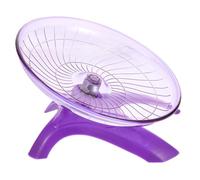 CVUTOVO Silencieux Roue de Course cobaye de Hamster en Cours d'exécution Petit Guinée Roue d'exercice pour Animaux de Compagnie Fournitures de Hamster Plastique Violet,Mauve