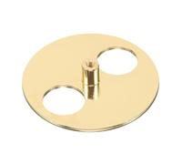 CVUTOVO Socle Platine de Boîte à Musique Doré Miroir 55x10 Mm Clé de Remontage Mécanique en Métal pour Bricolage Artisanal Décoration Musicale DIY