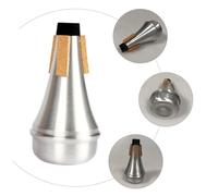 CVUTOVO Sourdine Trompette Alliage Aluminium et Compacte Mute avec Liège Accessoire Pratique pour Trompette Standard