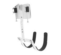 CVUTOVO Support Caisse Claire Marche Réglable Aluminium Harnais Tambour Épaule Blanc Accessoires Robustes pour Percussion de Marche