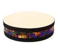 CVUTOVO Tambour à Main Océan 20 Cm en Peau de Mouton, Percussion Batterie pour Débutants et Adultes, Instrument de Musique pour Contemplation et Yoga Sons de Vagues Apaisants