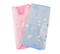 CVUTOVO Tapis D'été pour Poussette Bébé en Tissu Non Tissé Confortable Double Couche et Double Aile Meilleure Dissipation Chaleur, Pack de 2 Pièces