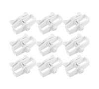 CVUTOVO Tendeur de Clôture Électrique Abs 10 Pièces Isolateurs pour Fil de Clôture, Robustesse Améliorée, pour Ferme et Jardin