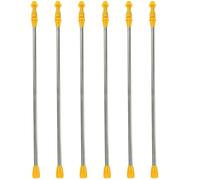 CVUTOVO Tiges de Pulvérisation Accessoires Robustes en Acier Inoxydable Extensibles 6pcs Faciles à Installer pour Irrigation Agricole pour Arrosage et Fertilisation des Plantes