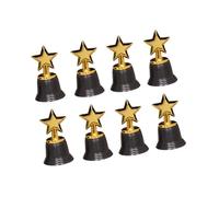 CVUTOVO Trophées Mini en Plastique Récompenses Scolaires et Maternelles 8 Pcs de Pentagramme pour Garçon et Filles pour Jeux et Compétitions