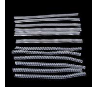 CVZJ Lot de 12 ajusteurs de taille de bague pour bagues lâches, 4 tailles, mandrin pour la fabrication de bijoux en plastique