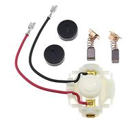 CVZJ Lot de 2 balais de charbon+porte-brosse+2 capuchons pour Kita Kit CB-430/BGA450/BGA452/DGA452/GA400BGA402/GA400D