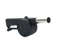 CVZJ Petit souffleur manuel à manivelle pour barbecue - Portable - Poignée - Grilles - Accessoires pour poêle à charbon de bois - Plastique