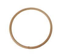 CVZJ Poignées de rechange rondes en bambou pour sac à main et sac à main (diamètre intérieur : 15 cm)
