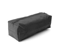 CVZJ Sac à outils en toile Oxford pour ranger le matériel de voyage, le maquillage, les vis, les ongles, les pièces de voiture, le rangement en tissu Oxford noir, Noir , 26cm (10.24in) × 10cm (3.94in)