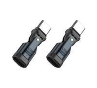 CVZQTE Adaptateur USB C PD240W Rotation À 180 ° 5A Rapide Synchronisation des Données 480Mbps pour Les Appareils De Jeu Et Type Adaptateur Rapide Rotatif À Degré USB