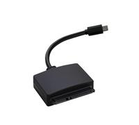 CVZQTE Boîtier De Disque Dur Externe Universel SATAs 2.5 Pouces avec Deux Ports USB3.0 pour Systèmes Outil De Sauvegarde Ssd Externe