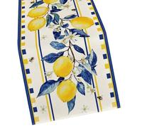 CVZQTE Couverture De Table À Fleurs Lavable Multi-Tailles Tissu Robuste Conception Pièce Maîtresse Buffet Décoration Table Manger Facile Nettoyer