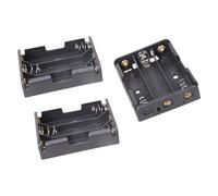 CVZQTE De Batterie Universel 2A Soudable avec Broches Construction Métallique en Plastique pour L'électronique De Batterie Soudable pour L'électronique