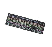 CVZQTE Ensemble Clavier Et Souris À Fil Mécanique De Jeu avec Éclairage LED Dynamique Systèmes Commutation Échange Chaud Interfaces Type C Clavier Mécanique Échangeable Chaud