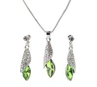 CVZQTE Ensemble De Bijoux Asymétriques À La Mode Collier À Breloques Et Boucles D'oreilles Texture En Alliage Adapté Tenues Assorties Collier Fête Mariage Boucles D'oreilles