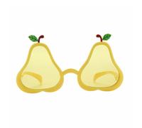 CVZQTE Lunettes De Soleil Sur Le Thème Des Fruits Monture En Forme Poire Anti- Fête Pour Activités Familiales Vacances Essentielles Pour Aventure En Air