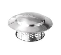 CVZQTE Materifiés en Acier Inoxydable Robustes Couvre-cheminées Pluie Portables pour Blocage d'eau Efficace Une Durée Prolongée Chapeau Cheminée en Acier Inoxydable