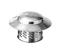CVZQTE Materifiés en Acier Inoxydable Robustes Couvre-cheminées Pluie Portables pour Blocage d'eau Efficace Une Durée Prolongée Chapeau Cheminée en Acier Inoxydable