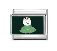 CVZQTE Outil De Lien Connecteur Lien Sangle Thème Noël Attaches Bande Texture en Acier Inoxydable Noël Modulaire