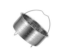 CVZQTE Panier À Vapeur en Acier Inoxydable Panier À Poignées avec Grilles Vapeur Rond Plateau Riz Riz Fruits Porte-cuites Légumes Faciles Nettoyer pour Plateau