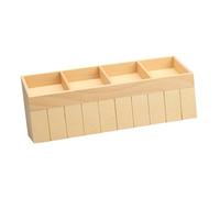 CVZQTE Présentoir D'épicerie Miniature Non Peint 1/12 Accessoire De Maison Poupée pour Jeu Créatif Personnalisation Projet Modèle Artisanal Meubles Miniatures Ensemble Jeu Supermarché