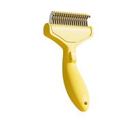 CVZQTE Stainless Steel Pet Detangling Comb for Dog Cats to Remove Shedding Furs Hair Mats Knots and Tangles Grooming Tool Pet Deshedding Brush