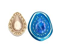 CVZQTE Têtes en Laiton Tampon Ciré Tampon Joint Séquence Pendante Scellant Ciré pour L'enveloppe Carte Scrapbooking Invitation Décoration Étoile Joint Sceau