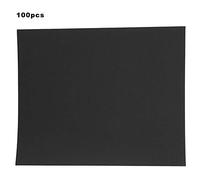 CW 600 2C 100Pcs Sandpaper Sheets Premium Abrasive Paper for Furniture Carpentry Woodworking Polishing High Grade Alumina Silicon Carbide Yellow Paper Black Sand Surface