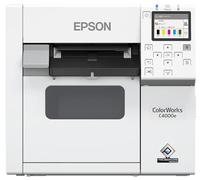 Epson Imprimante d'étiquettes ColorWorks CW-C4000E (BK) – Couleur, Jet d'encre, 10,2 cm, USB
