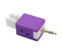 CW Clé électrique à double palette pour Quansheng K5 K6 ode réglable avec prise en charge automatique du micrologiciel CEC, accessoire de jambon à double bouton (violet)