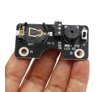 CW Code Trainer Circuit imprimé avec son et lumière LED verte pour la pratique du Keyer - Taille de gomme compacte, alimentée, compatible (A)