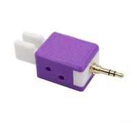 CW Key Double pagaie automatique pour talkie-walkie Quansheng K5/K6, compatible avec micrologiciel CEC, pression des doigts réglable, pour matériau PETG, noir, violet, orange (violet)