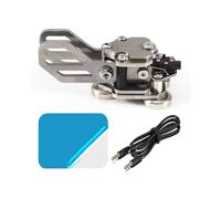 CW Morse Key Double Paddle Code Keyer en Alliage D'Aluminium pour la Pratique DéButant CW Telegraph Shortwave Radio