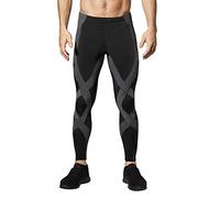 CW-X Collant de Compression pour Homme, Homme, Collant, 229809, Noir/Gris foncé, L