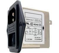 Cw2B Trois-en-un Cw1D 3 6 10A Prise d'alimentation pour filtre, purification, interférences T Monophasé CA 220 V(CW2B 6A T Black switch)