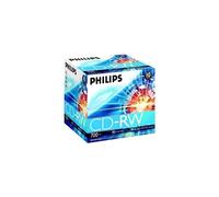CW7D2NJ10 - 10 x CD-RW - 700 Mo (80 min) 4x - 12x - boîtier CD
