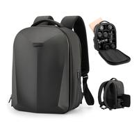 Cwatcun Sac à Dos pour Appareil Photo Sac à Dos Photo étanche à Coque Rigide Sacoche Professionnelle pour Appareil Photo DSLR/SLR sans Miroir, Compatible avec Appareil Photo Sony Canon,Noir