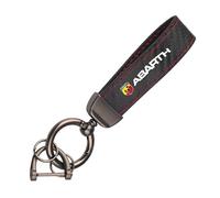 CWBFC Porte-clés de Voiture pour Abarth Punto Evo (199) 2010-2013, résistant à l'usure et à la Poussière Accessoires de Clé de Voiture Pièces de Rechange Décoratives Cadeaux Personnalisés et Créatifs