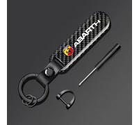 CWBFC Porte-clés de Voiture pour Abarth, résistant à l'usure et à la Poussière Accessoires de Clé de Voiture Pièces de Rechange Décoratives Cadeaux Personnalisés et Créatifs,B-L