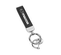 CWBFC Porte-clés de Voiture pour Mazda Axela,résistant à L'usure et à la Poussière Accessoires de Clé de Voiture Pièces de Rechange Décoratives Cadeaux Personnalisés et Créatifs,D-M