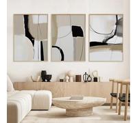 CWBLYZ 3 Pièces-Affiches Abstraites Modernes Du Milieu Du Siècle Art Mural Peinture Toile Impressions Photos Salon Intérieur Cuisine Bureau Décoration Maison-50 * 70cm/(20 * 27pouces) sans cadre