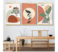 CWBLYZ Décor de salle de bains,Toile Nordique et Affiches Impressions D'Art Abstrait Affiches Images Murales Peinture Image Peinture sur Toile Affiche Décoration Murale-(50 * 60cm)*3PCS