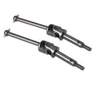 CWBSEB Cardans Arrière Acier Trempé pour Buggy 2WD 1/24 Lot de 2 | Transmission Renforcée Métal Joint Universel CVD Pièces Upgrade RC Buggy Échelle 1/24
